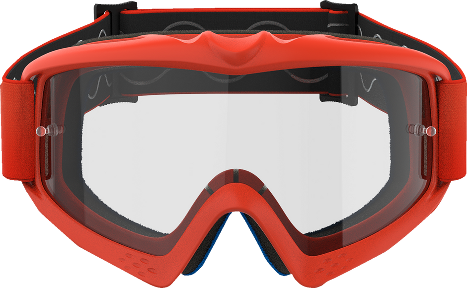 ALPINESTARS GOGGLES Youth Vision Goggle - Corp - Orange - Clear Lens 5140125-430
