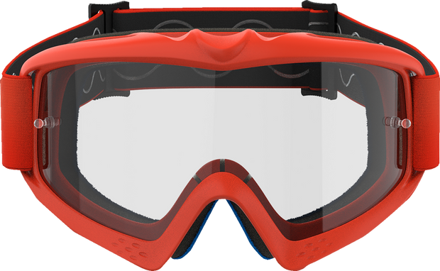 ALPINESTARS GOGGLES Youth Vision Goggle - Corp - Orange - Clear Lens 5140125-430