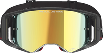 ALPINESTARS GOGGLES Supertech Vision Goggle - Vista - Black - Gold Mirror Lens 5100226-1581
