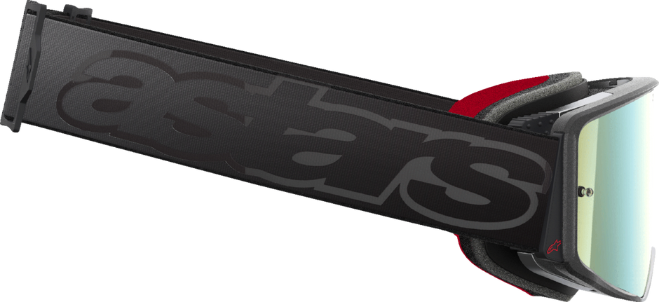 ALPINESTARS GOGGLES Supertech Vision Goggle - Vista - Black - Gold Mirror Lens 5100226-1581