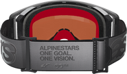 ALPINESTARS GOGGLES Supertech Vision Goggle - Vista - Black - Gold Mirror Lens 5100226-1581