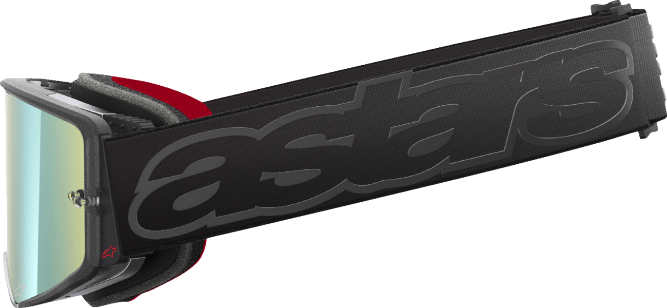 ALPINESTARS GOGGLES Supertech Vision Goggle - Vista - Black - Gold Mirror Lens 5100226-1581