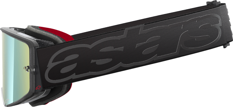 ALPINESTARS GOGGLES Supertech Vision Goggle - Vista - Black - Gold Mirror Lens 5100226-1581