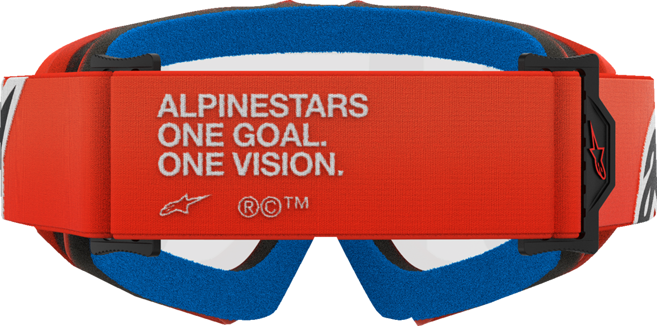 ALPINESTARS GOGGLES Youth Vision Goggle - Corp - Orange - Clear Lens 5140125-430