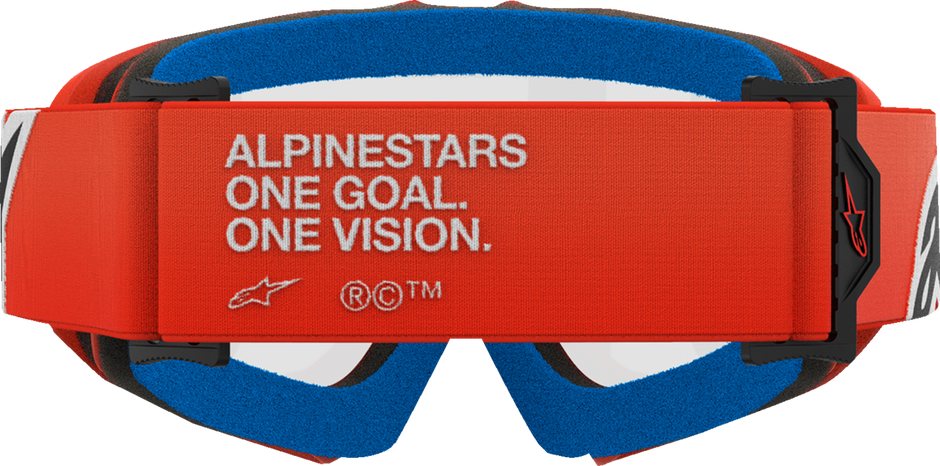 ALPINESTARS GOGGLES Youth Vision Goggle - Corp - Orange - Clear Lens 5140125-430