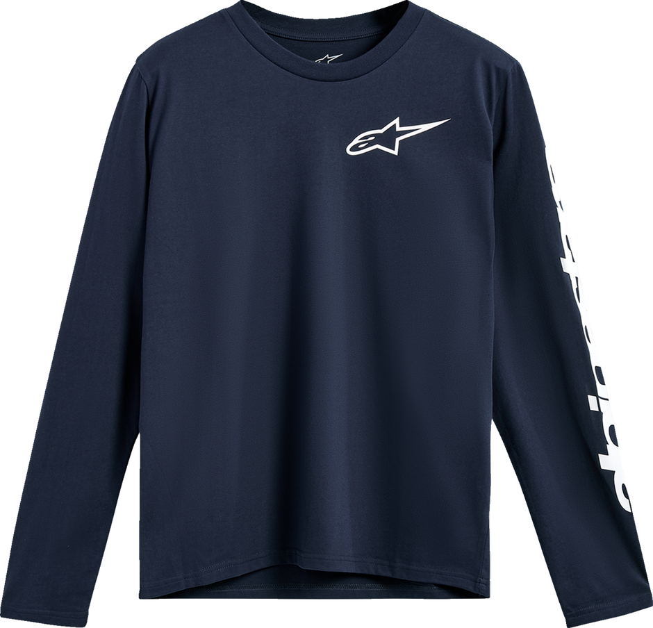 ALPINESTARS Trackside Long-Sleeve CSF T-Shirt - Navy - Large 1235-74100-70-L