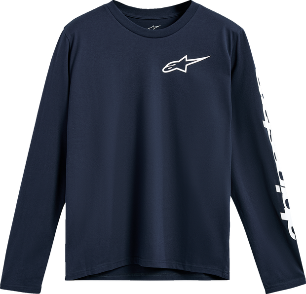 ALPINESTARS Trackside Long-Sleeve CSF T-Shirt - Navy - Large 1235-74100-70-L