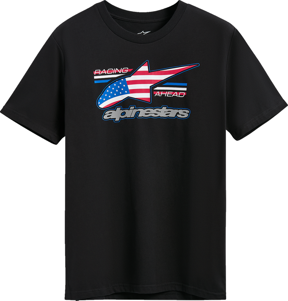 ALPINESTARS National CSF T-Shirt - Black/USA - Medium 1235-72365-1017-M