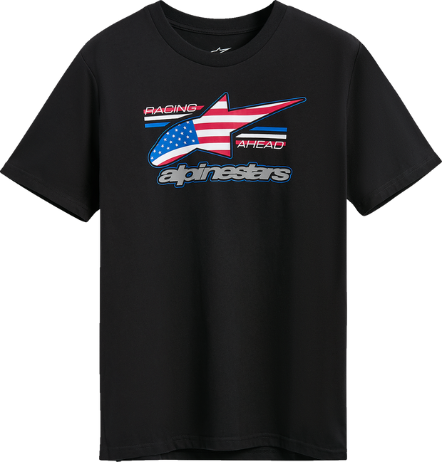 ALPINESTARS National CSF T-Shirt - Black/USA - Medium 1235-72365-1017-M