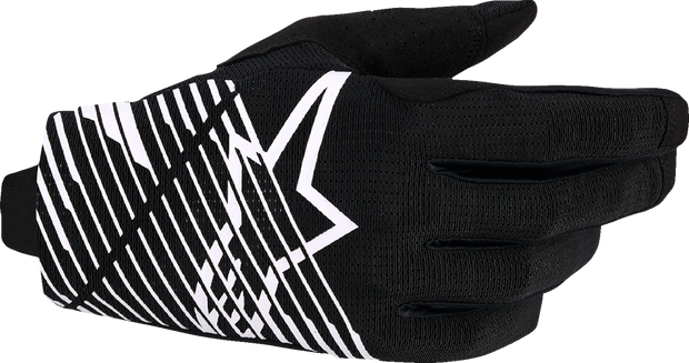 ALPINESTARS Radar Pro Gloves - Black/White - Medium 3560325-12-M