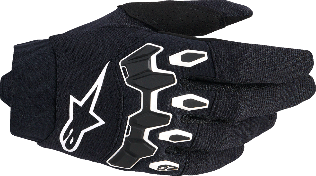 ALPINESTARS Full Bore V2 Gloves - Black/White - Large 3560426-12-L