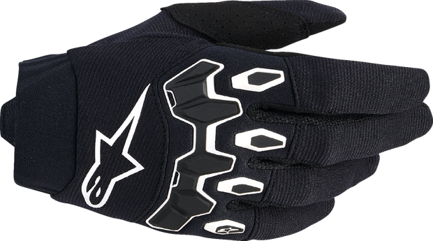 ALPINESTARS Full Bore V2 Gloves - Black/White - Large 3560426-12-L