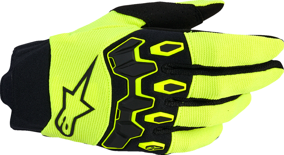 ALPINESTARS Full Bore V2 Gloves - Fluo Yellow/Black - Medium 3560426-551-M
