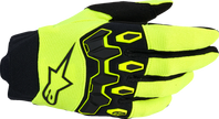 ALPINESTARS Full Bore V2 Gloves - Fluo Yellow/Black - Medium 3560426-551-M