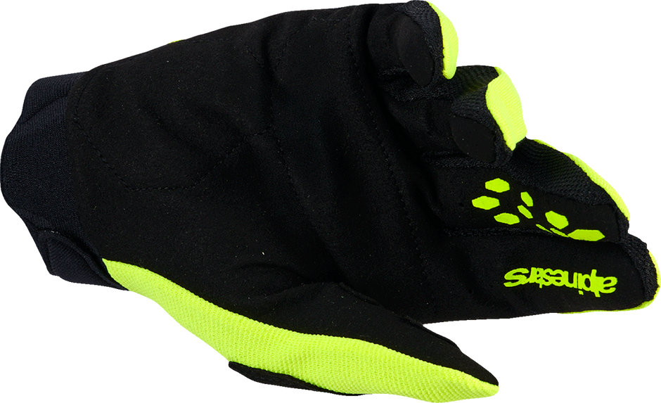 ALPINESTARS Full Bore V2 Gloves - Fluo Yellow/Black - Medium 3560426-551-M