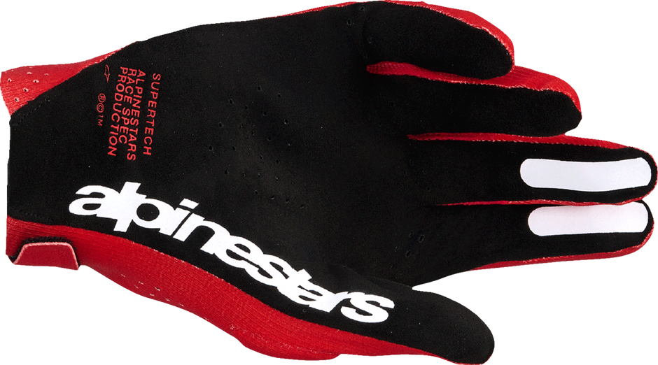 ALPINESTARS Supertech MX Gloves - Fire Red/Black/White - XL 3560526-3146-XL