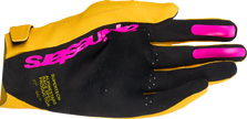 ALPINESTARS Supertech MX Gloves - Gold/Black/Fluo Pink - XL 3560526-5005-XL