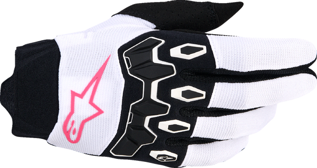 ALPINESTARS Stella Full Bore V2 Gloves - White/Fluo Pink/Black - Small 3580126-2064-S