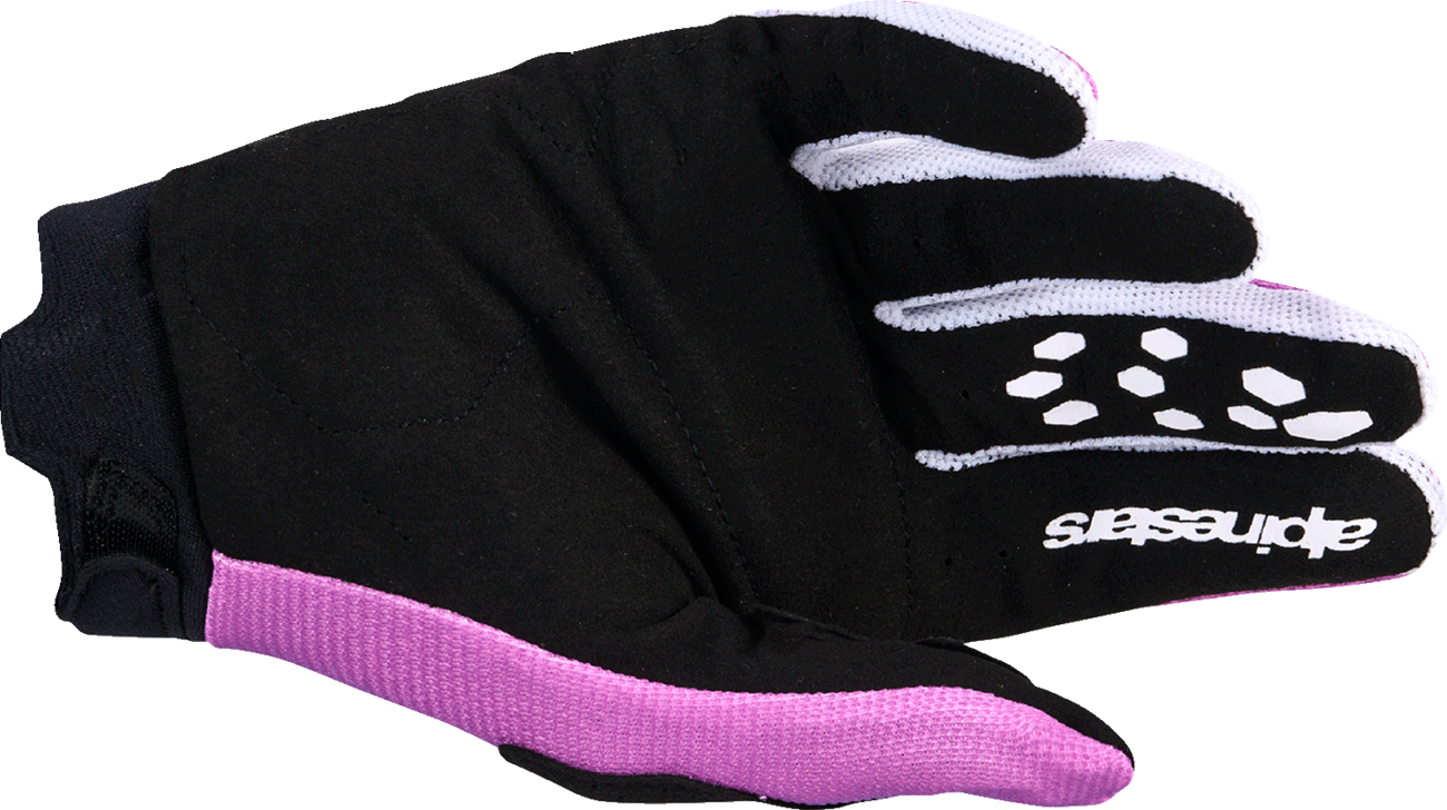 ALPINESTARS Stella Full Bore V2 Gloves - Violet/White/Black - Large 3580126-3149-L