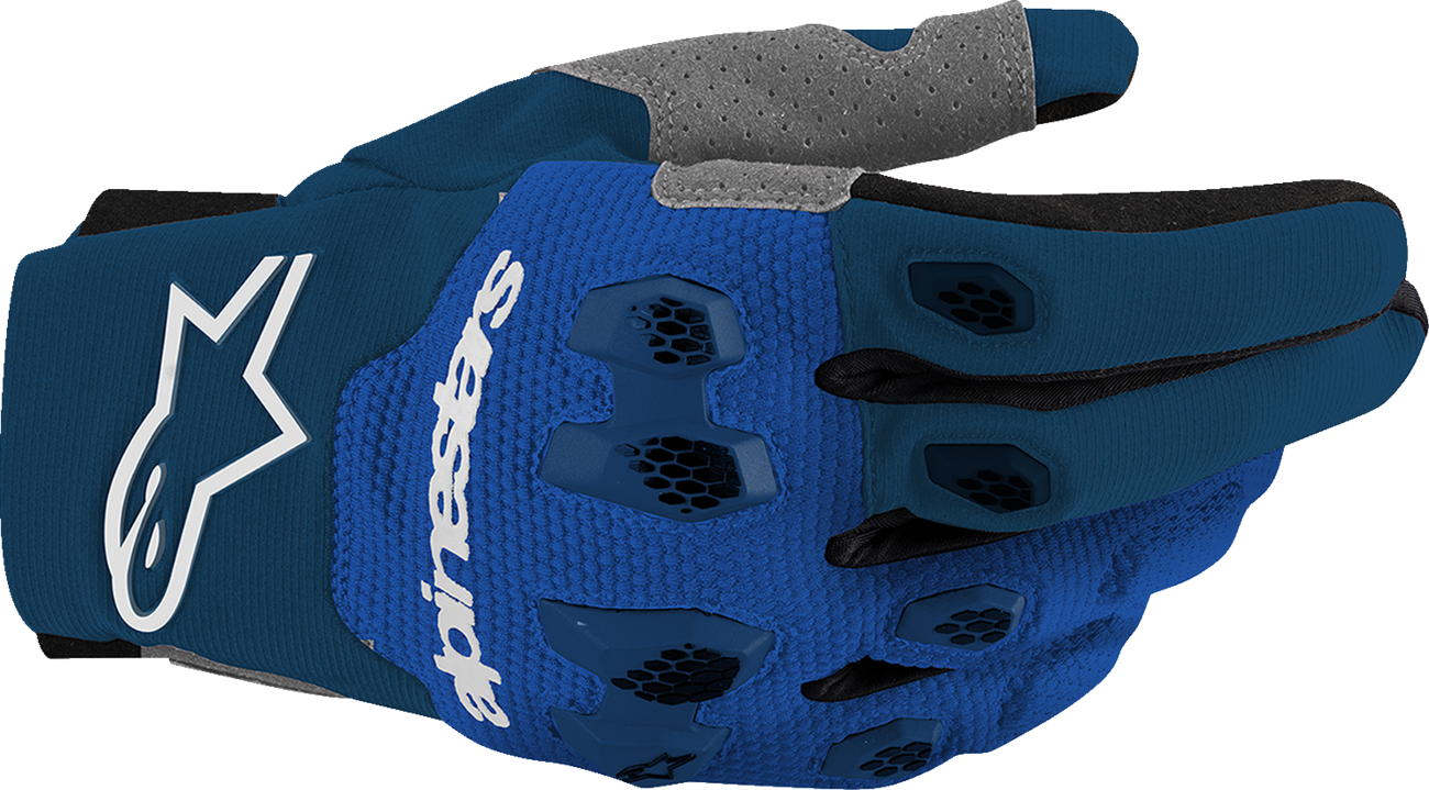 ALPINESTARS Pro-Dura Gloves - Navy/Bright Blue/White - Medium 3560425-7174-M
