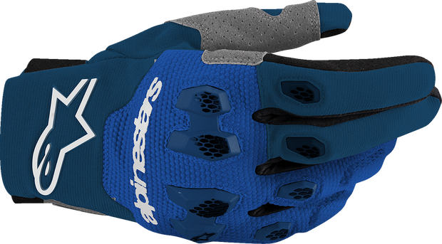 ALPINESTARS Pro-Dura Gloves - Navy/Bright Blue/White - Medium 3560425-7174-M