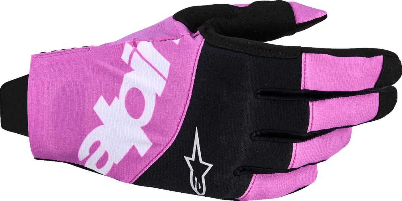 ALPINESTARS Techstar Gloves - Black/Light Gray/Purple - Large 3560125-1568-L
