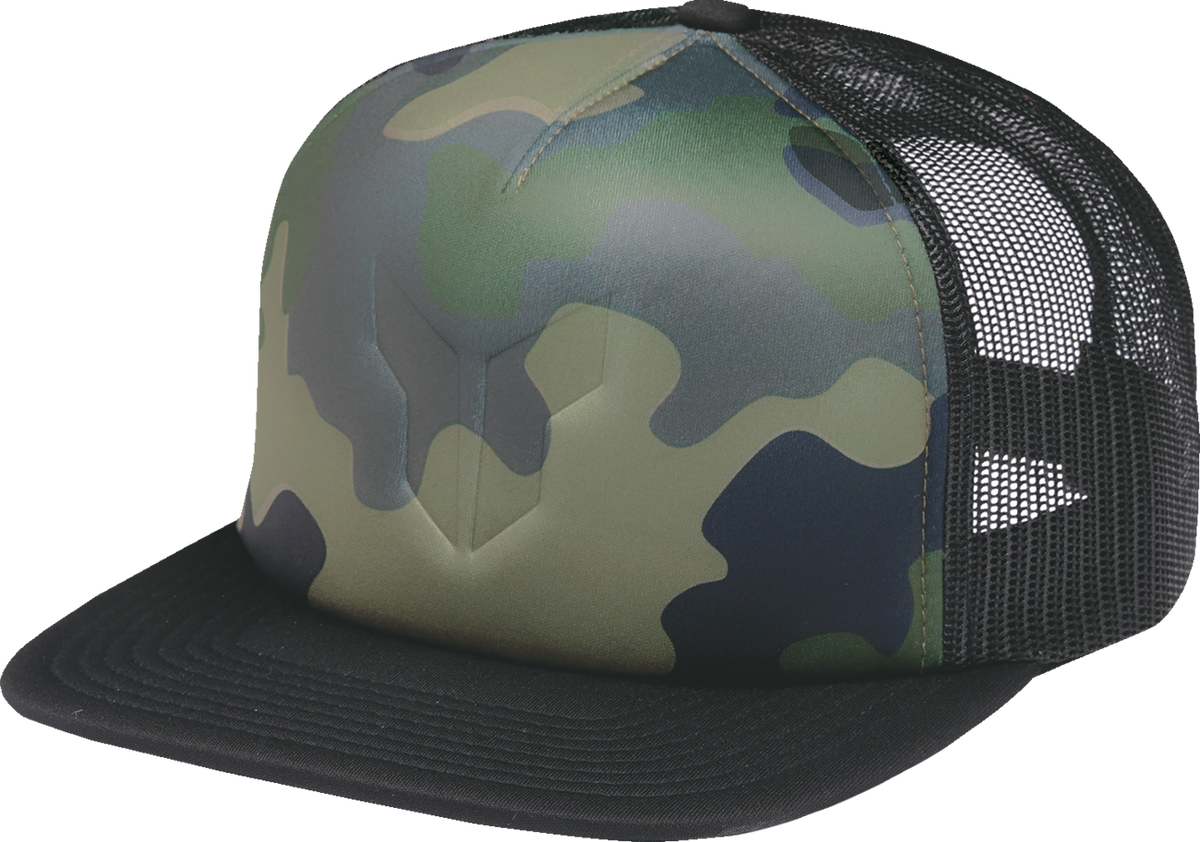 THOR Shadow Camo Hat, stylish headwear with camouflage pattern, designed for outdoor and casual wear.