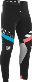 Black THOR Sportmode Synth Pants for offroad ATV riding, US size 33, designed for durability and comfort.