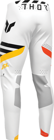 White THOR Sportmode Synth Pants for offroad ATV riding, US size 33, lightweight and durable motorcycle apparel.
