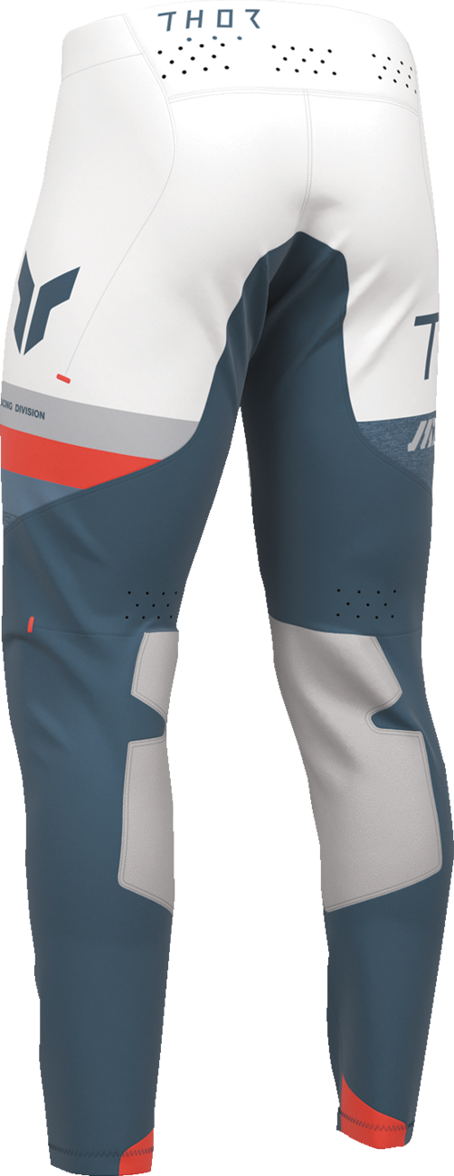 THOR Sportmode League ATV pants in blue and white with US size 32, designed for offroad ATV riding.
