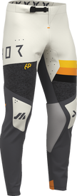 THOR Sportmode League ATV pants in charcoal and vintage white, US size 33, offroad ATV apparel with durable fabric and sporty design.