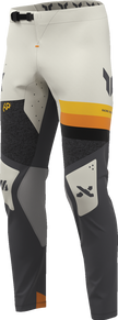 THOR Sportmode League Pants in charcoal and vintage white, offroad ATV apparel, US size 33, with durable fabric and sporty design.