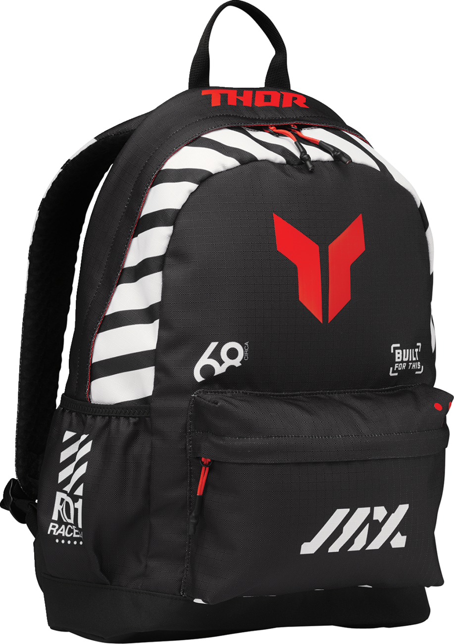 THOR Varsity Backpack - Black/Coral 3517-0563