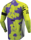 THOR Youth Launchmode Bleach Jersey - Gray/Acid - XS 2912-2579