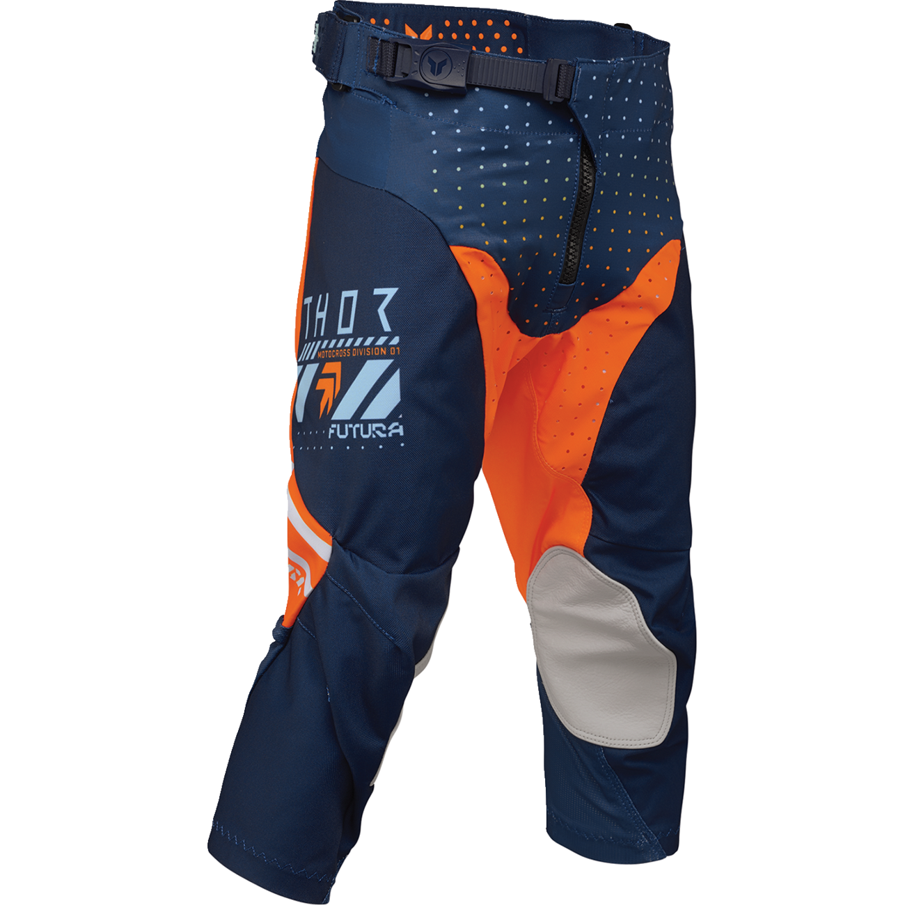 THOR Youth Launchmode Futura Pants - Navy/Orange - US 26 2903-2613