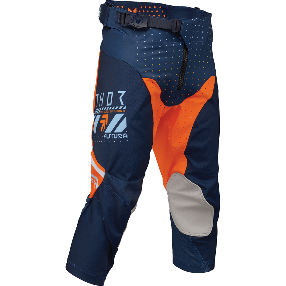 THOR Youth Launchmode Futura Pants - Navy/Orange - US 26 2903-2613