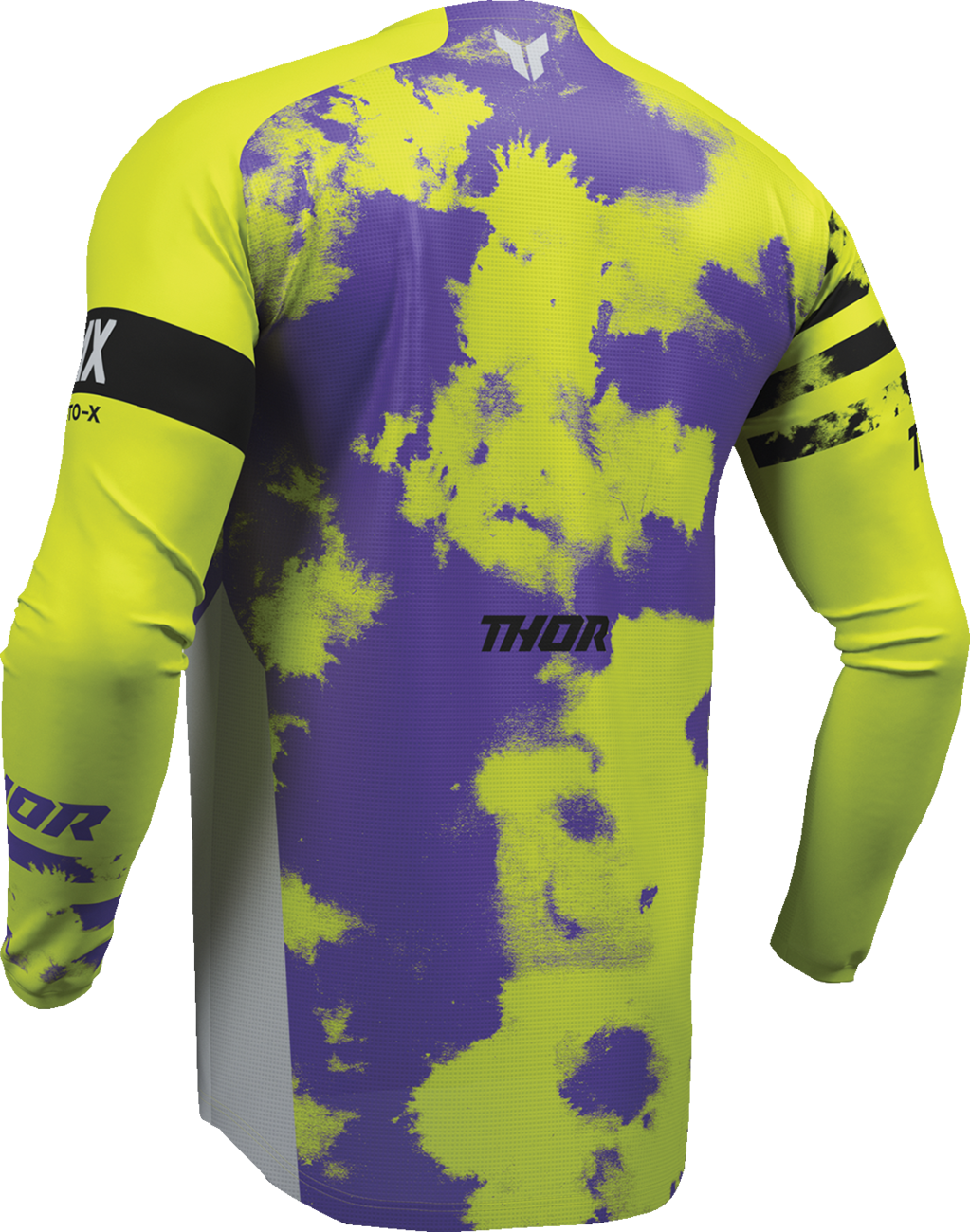 THOR Youth Launchmode Bleach Jersey - Gray/Acid - XS 2912-2579