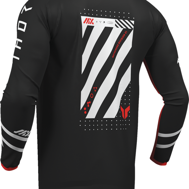 THOR Launchmode Futura Jersey - Black/Red - Large 2910-8414