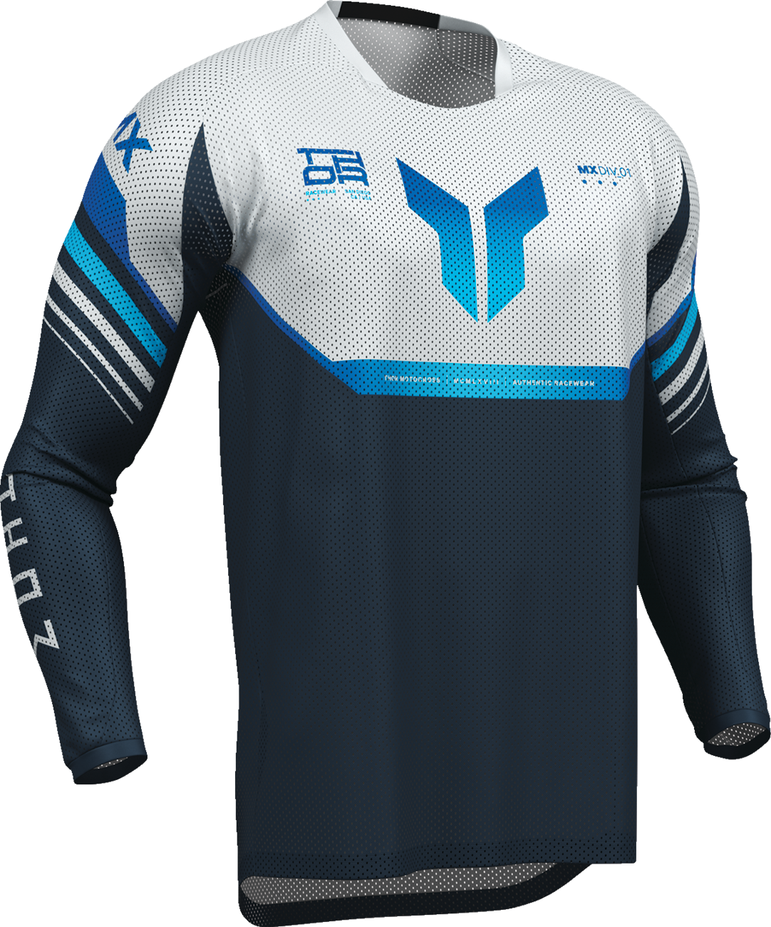 THOR Launchmode Air Raptor Jersey - Midnight/Gray - 2XL 2910-8440