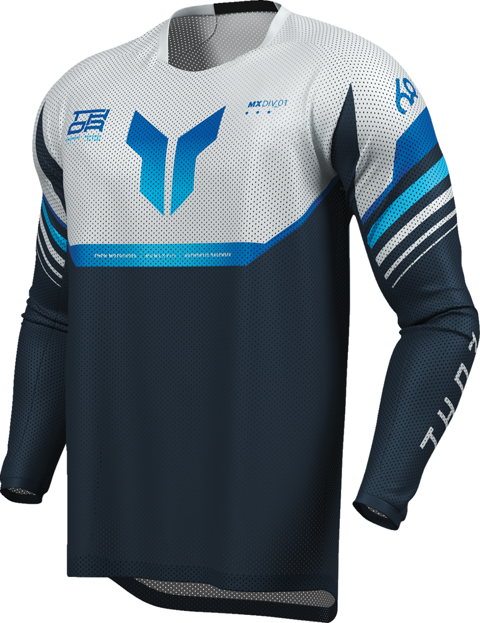 THOR Launchmode Air Raptor Jersey - Midnight/Gray - 2XL 2910-8440