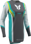 THOR Women's Sportmode Velocity Jersey - Gray/Aqua - XS 2911-0335