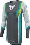 THOR Women's Sportmode Velocity Jersey - Gray/Aqua - XS 2911-0335