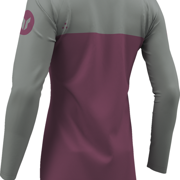 THOR Women's Ridemode Menace Jersey - Purple/Gray - XS 2911-0377