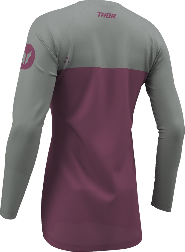 THOR Women's Ridemode Menace Jersey - Purple/Gray - XS 2911-0377