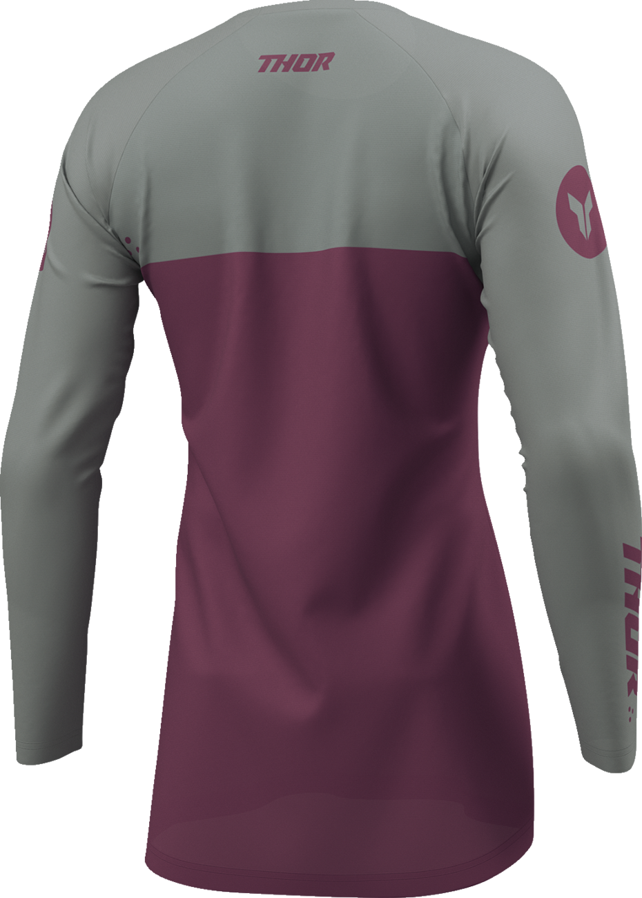 THOR Women's Ridemode Menace Jersey - Purple/Gray - XS 2911-0377