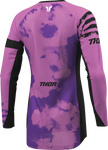 THOR Women's Launchmode Bleach Jersey - Black/Orchid - Small 2911-0341