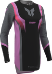THOR Women's Sportmode Velocity Jersey - Black/Orchid - Small 2911-0331