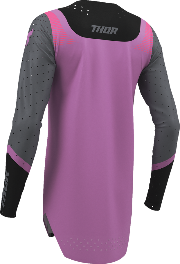 THOR Women's Sportmode Velocity Jersey - Black/Orchid - Small 2911-0331