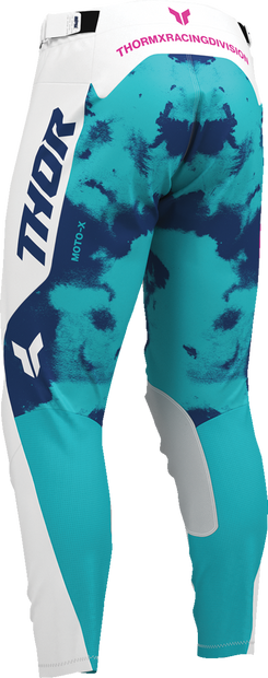 THOR Launchmode Bleach Pants - White/Aqua - US 30 2901-12313