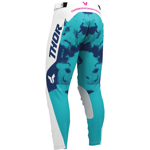 THOR Launchmode Bleach Pants - White/Aqua - US 30 2901-12313